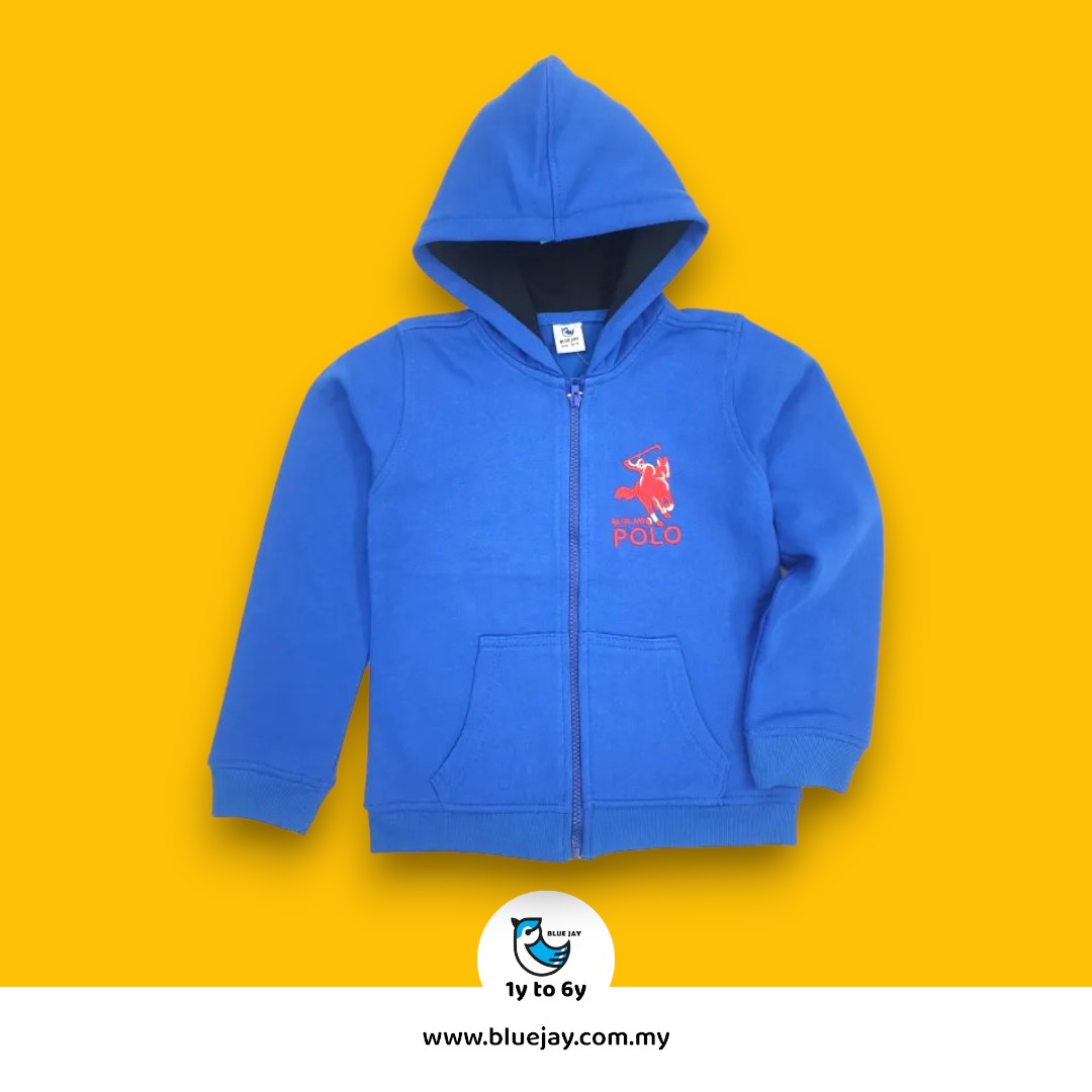 Blue jay Polo Hoodie