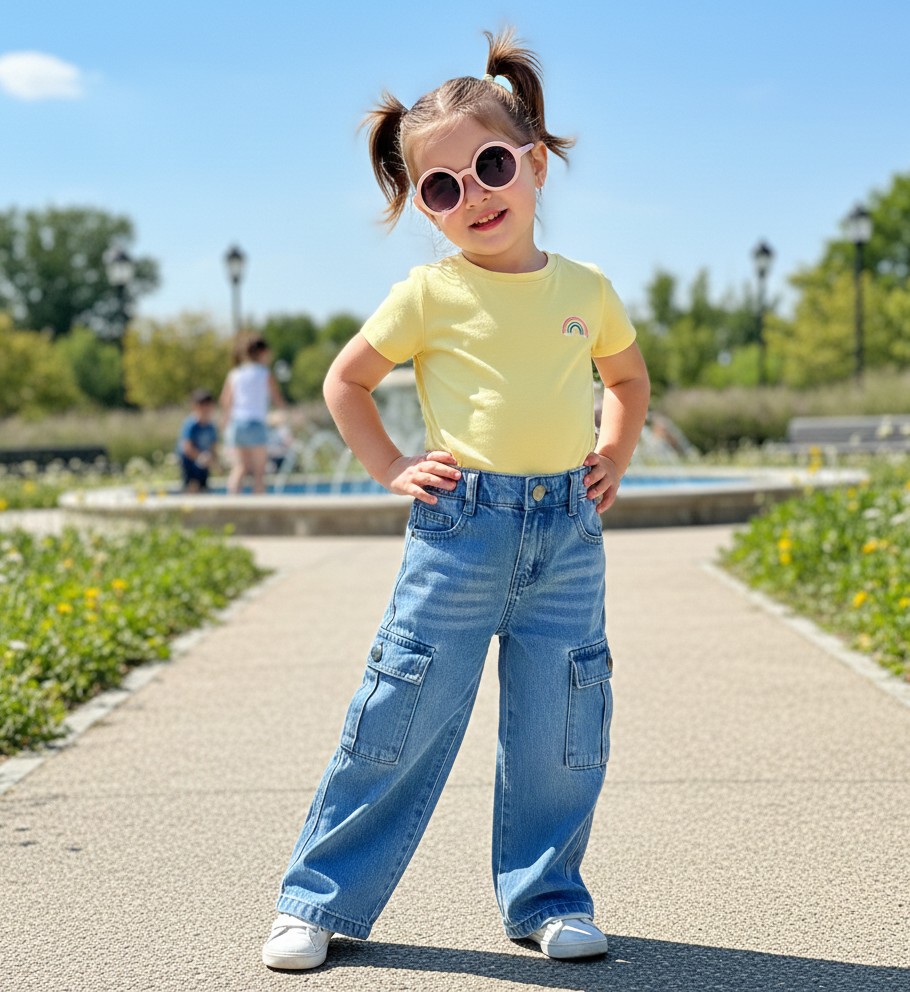 Blue Jay Wide Leg Cargo Jeans