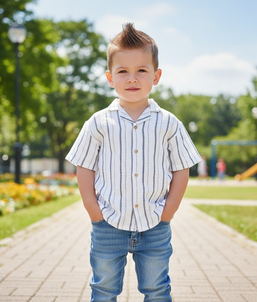 Blue Jay Casual Drop Shoulder Shirt