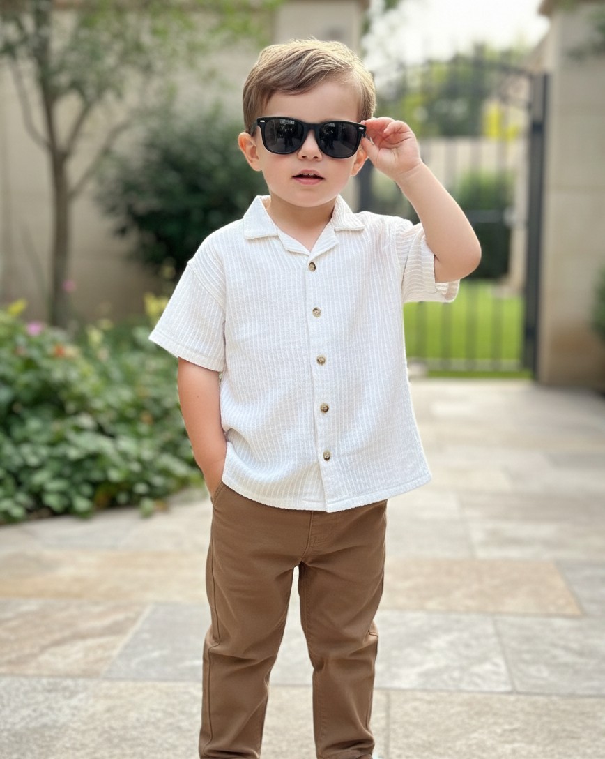 Blue Jay Casual Drop Shoulder Shirt