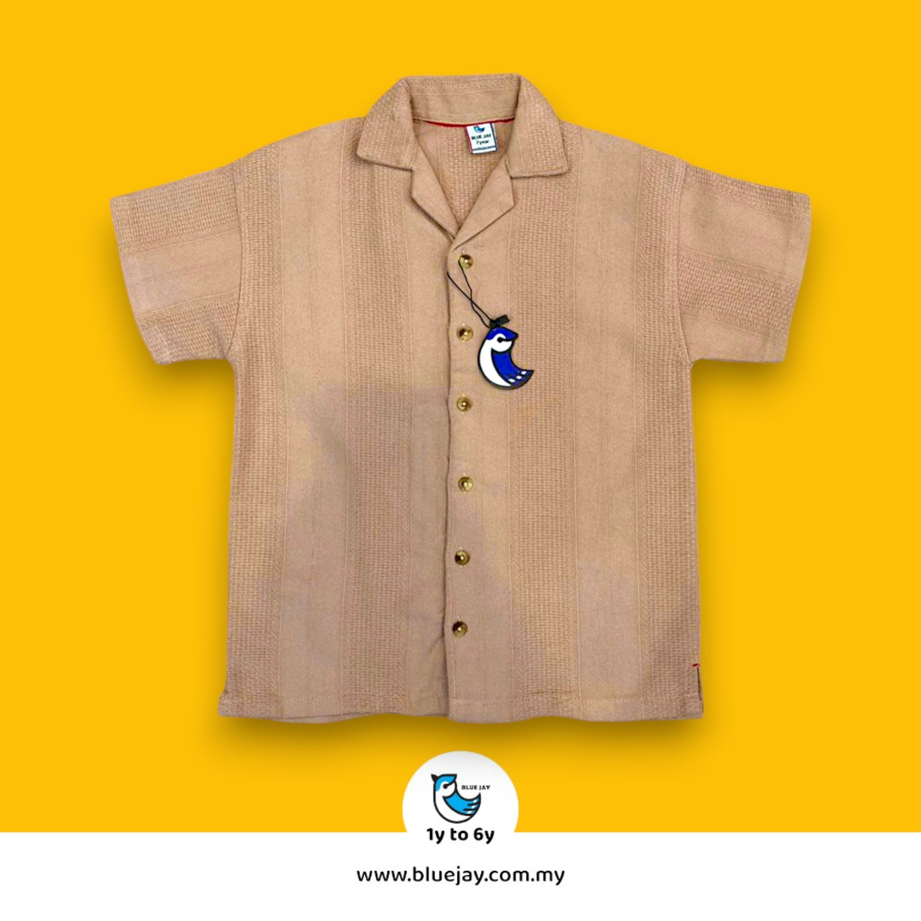 Blue Jay Casual Drop Shoulder Shirt