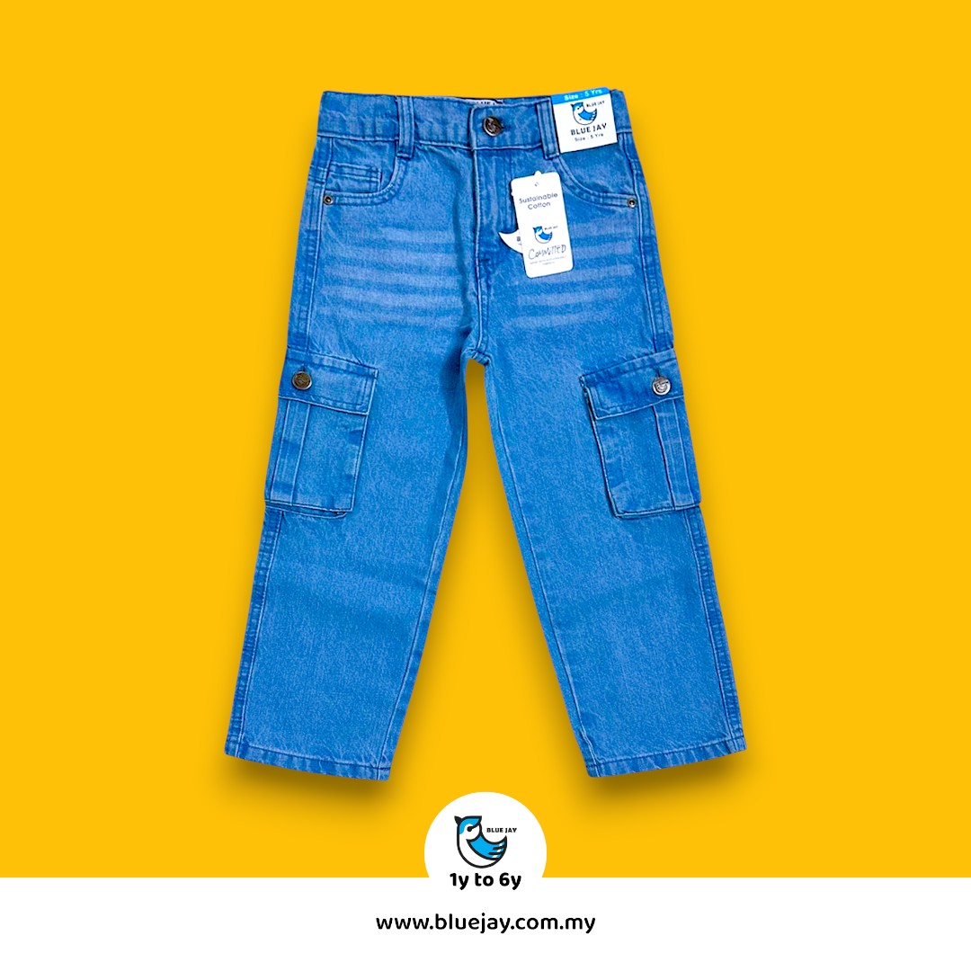 Blue Jay Wide Leg Cargo Jeans