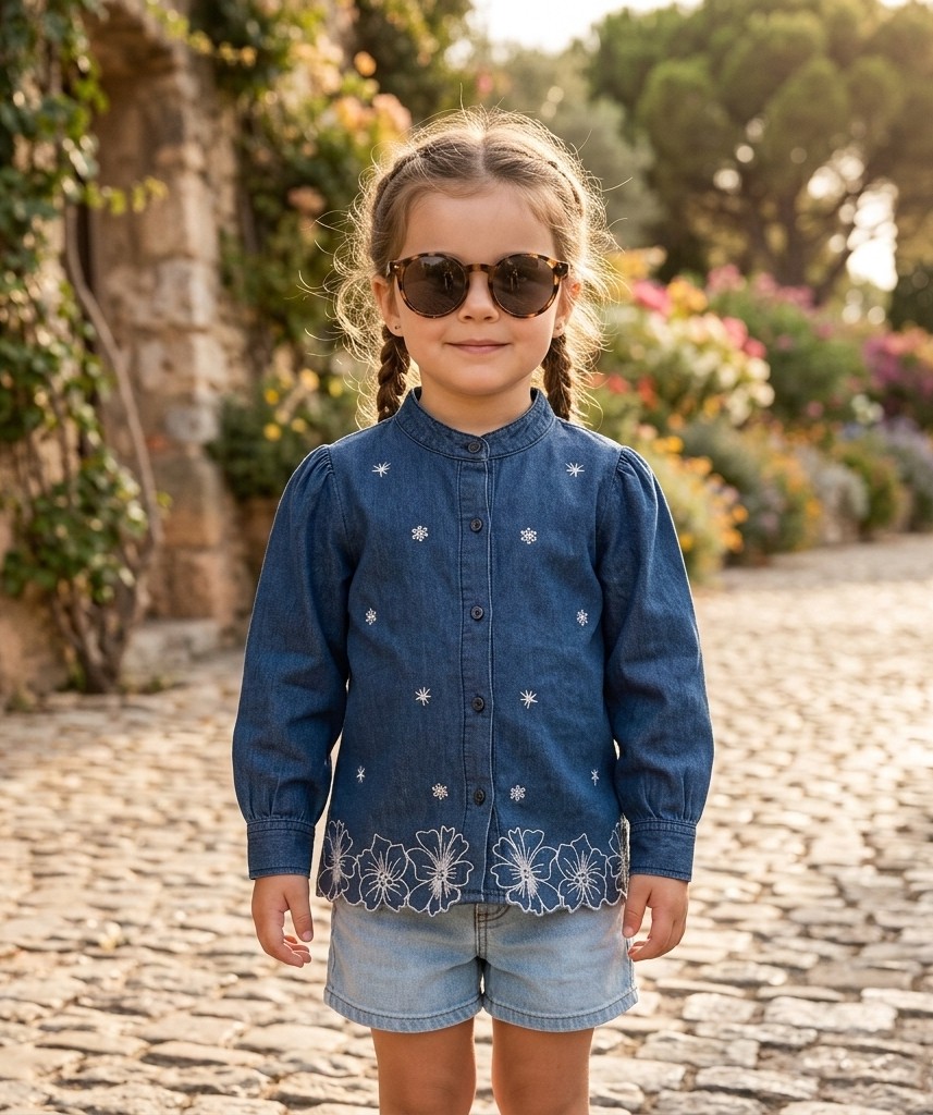 Blue Jay Denim Blouse
