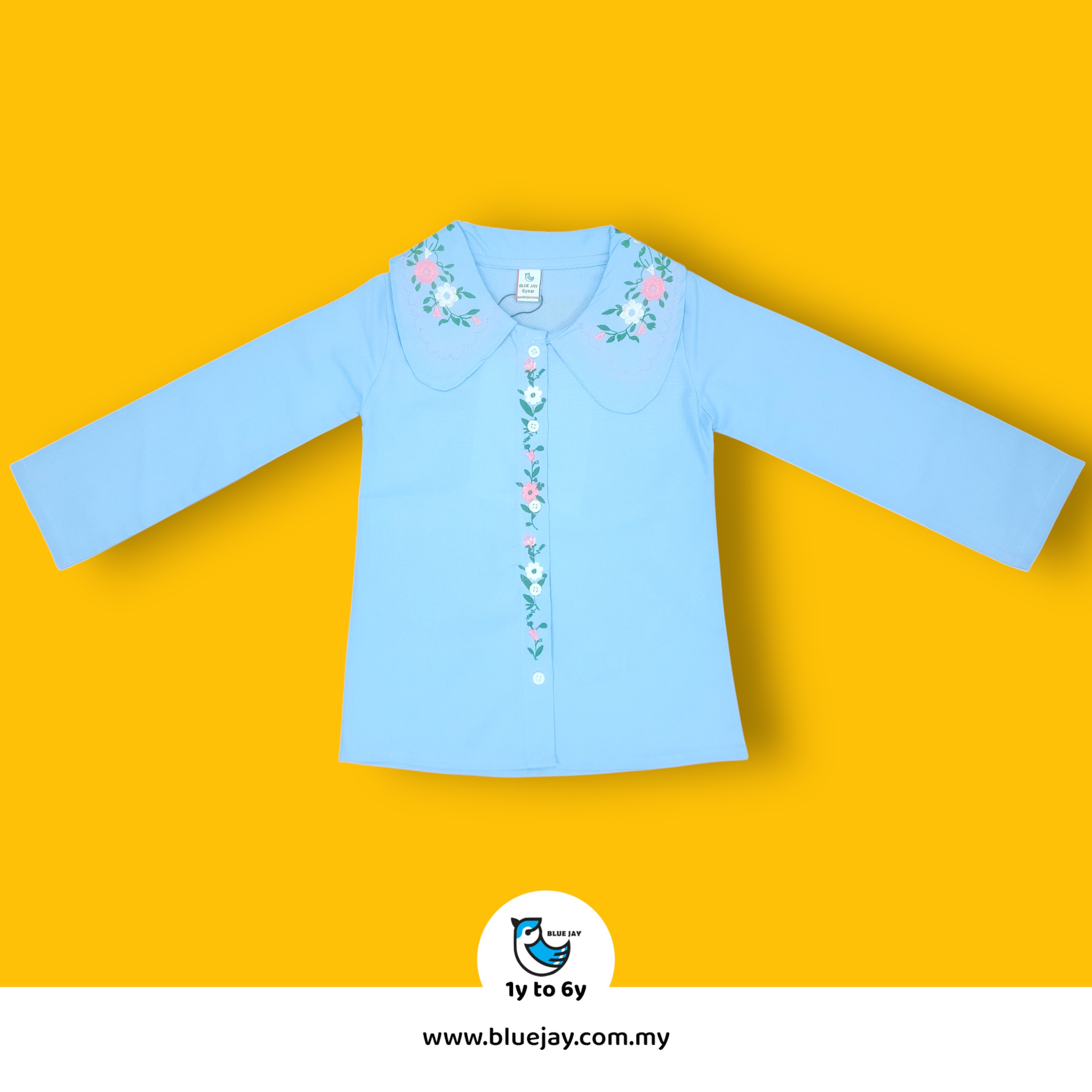 Blue Jay Long Sleeves Blouse